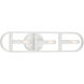 Carousel 3 Light 5 inch Matte White Wall Sconce Wall Light
